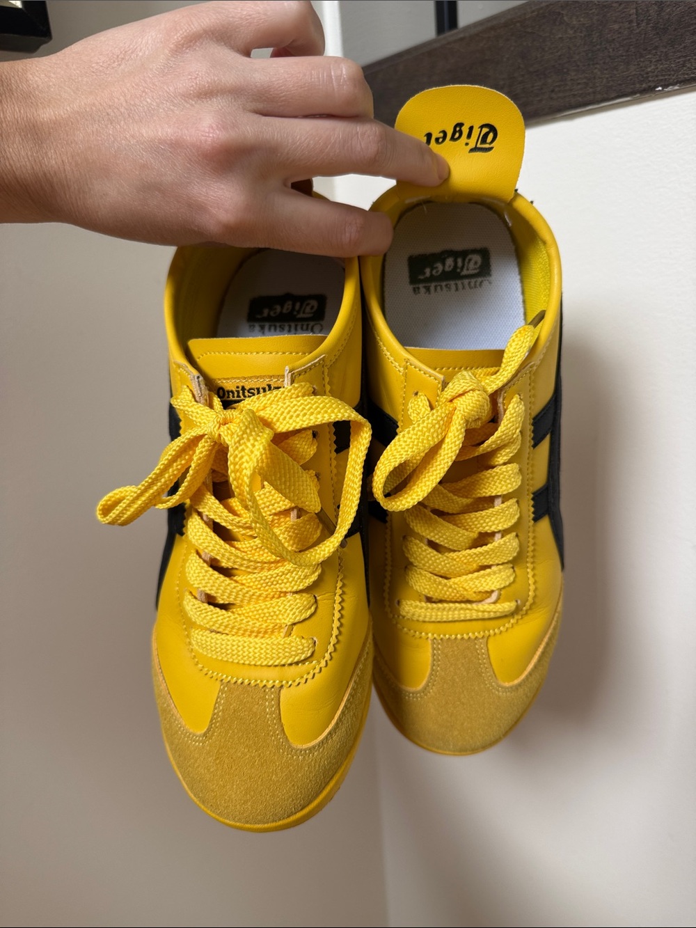 Onitsuka Tiger by Asics Yellow and Black Sneakers